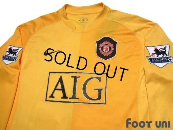 Photo3: Manchester United 2006-2007 GK Long Sleeve Shirt #1 Edwin van der Sar BARCLAYS PREMIERSHIP Patch/Badge w/tags (3)