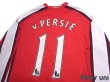 Photo4: Arsenal 2008-2010 Home Long Sleeve Shirt #11 van Persie (4)