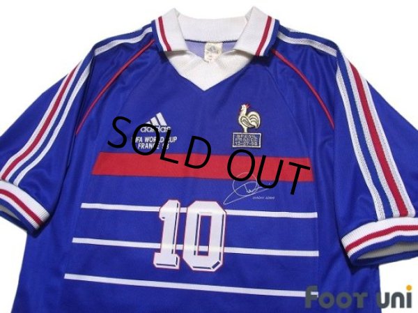 Photo3: France 1998 Home Shirt #10 Zinedine Zidane (3)