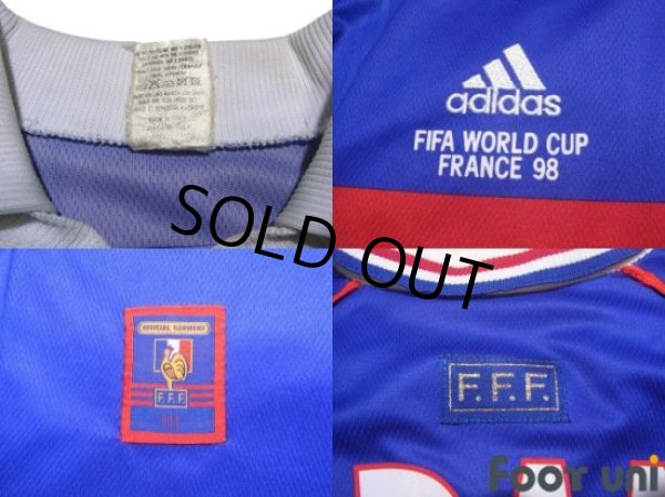 Photo8: France 1998 Home Shirt #10 Zinedine Zidane (8)