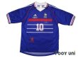 Photo1: France 1998 Home Shirt #10 Zinedine Zidane (1)