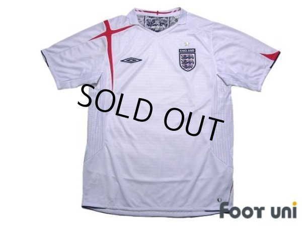 Photo1: England 2006 Home Shirt (1)