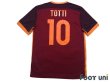 Photo2: AS Roma 2015-2016 Home Shirt #10 Francesco Totti (2)