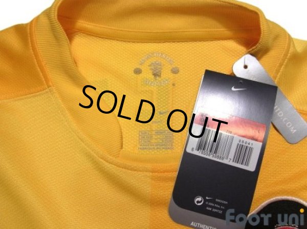 Photo5: Manchester United 2006-2007 GK Long Sleeve Shirt #1 Edwin van der Sar BARCLAYS PREMIERSHIP Patch/Badge w/tags (5)