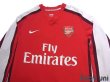 Photo3: Arsenal 2008-2010 Home Long Sleeve Shirt #11 van Persie (3)