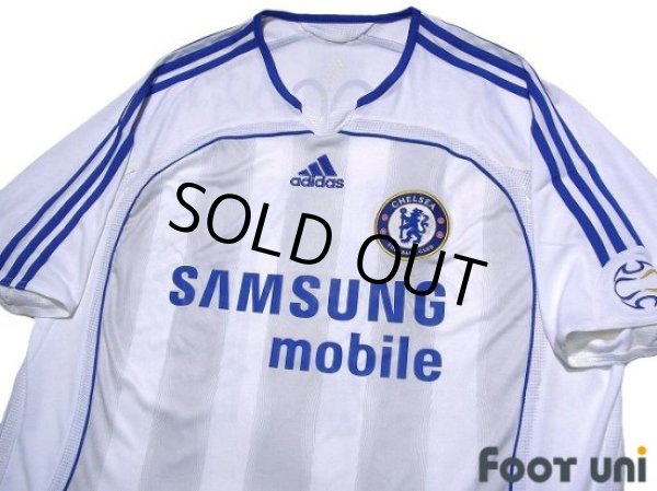 Photo3: Chelsea 2006-2007 Away Authentic Shirt #11 Didier Drogba (3)