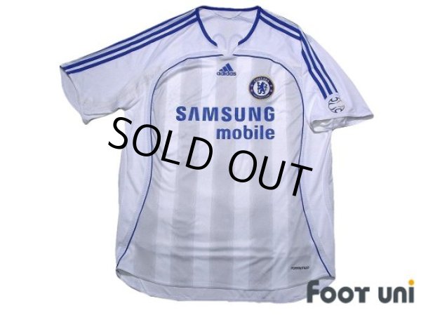 Photo1: Chelsea 2006-2007 Away Authentic Shirt #11 Didier Drogba (1)