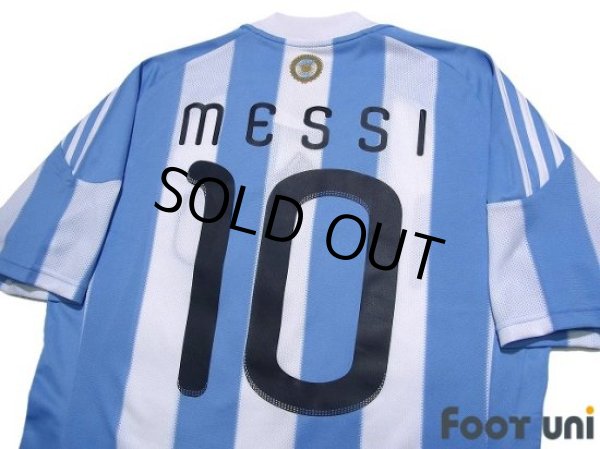 Photo4: Argentina 2010 Home Shirt #10 Lionel Messi (4)