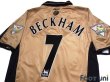 Photo4: Manchester United Centenario Reversible Long Sleeve Shirt #7 David Beckham Champions 2000-2001 The F.A. Premier League Patch/Badge (4)