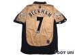 Photo2: Manchester United Centenario Reversible Long Sleeve Shirt #7 David Beckham Champions 2000-2001 The F.A. Premier League Patch/Badge (2)