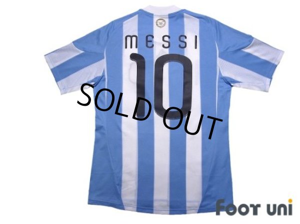 Photo2: Argentina 2010 Home Shirt #10 Lionel Messi (2)