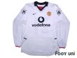 Photo1: Manchester United 2002-2003 Away Long Sleeve Shirt #21 Diego Forlan The F.A. Premier League Patch/Badge w/tags (1)