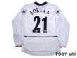 Photo2: Manchester United 2002-2003 Away Long Sleeve Shirt #21 Diego Forlan The F.A. Premier League Patch/Badge w/tags (2)