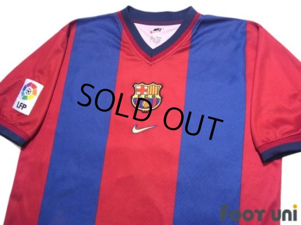 Photo3: FC Barcelona 1998-1999 Home Shirt #9 Sonny Anderson LFP Patch/Badge (3)