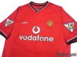 Photo3: Manchester United 2000-2002 Home Shirt #7 David Beckham Champions 1999-2000 The F.A. Premier League Patch/Badge (3)
