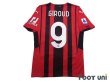 Photo2: AC Milan 2021-2022 Home Authentic Shirt #9 Olivier Giroud Serie A Tim Patch/Badge w/tags (2)