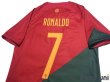 Photo4: Portugal 2022 Home Shirt #7 Cristiano Ronaldo w/tags (4)