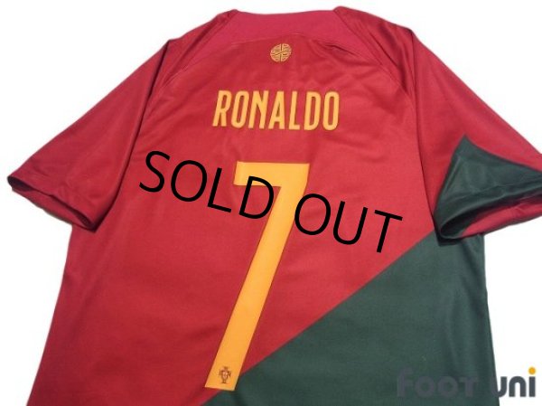 Photo4: Portugal 2022 Home Shirt #7 Cristiano Ronaldo w/tags (4)