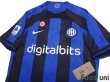 Photo3: Inter Milan 2022-2023 Home Shirt #10 Lautaro Martínez Serie A Tim Patch/Badge Coppa Italia Patch/Badge w/tags (3)