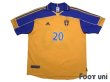 Photo1: Sweden Euro 2000 Home Shirt #20 Henrik Larsson (1)
