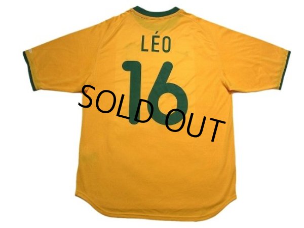 Photo2: Brazil 2000 Home Shirt #16 Leo (2)