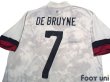 Photo4: Belgium Euro 2020-2021 Away Shirt #7 Kevin De Bruyne w/tags (4)