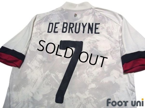 Photo4: Belgium Euro 2020-2021 Away Shirt #7 Kevin De Bruyne w/tags (4)