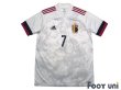 Photo1: Belgium Euro 2020-2021 Away Shirt #7 Kevin De Bruyne w/tags (1)