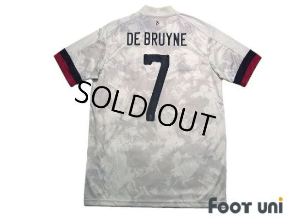 Photo2: Belgium Euro 2020-2021 Away Shirt #7 Kevin De Bruyne w/tags (2)