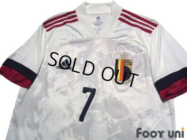 Photo3: Belgium Euro 2020-2021 Away Shirt #7 Kevin De Bruyne w/tags (3)