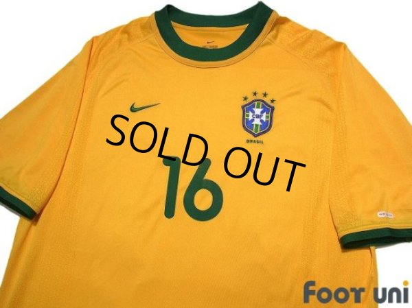 Photo3: Brazil 2000 Home Shirt #16 Leo (3)