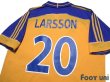 Photo3: Sweden Euro 2000 Home Shirt #20 Henrik Larsson (3)