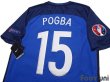 Photo4: France Euro 2016 Home Shirt #15 Paul Pogba UEFA Euro 2016 Patch/Badge Respect Patch/Badge w/tags (4)