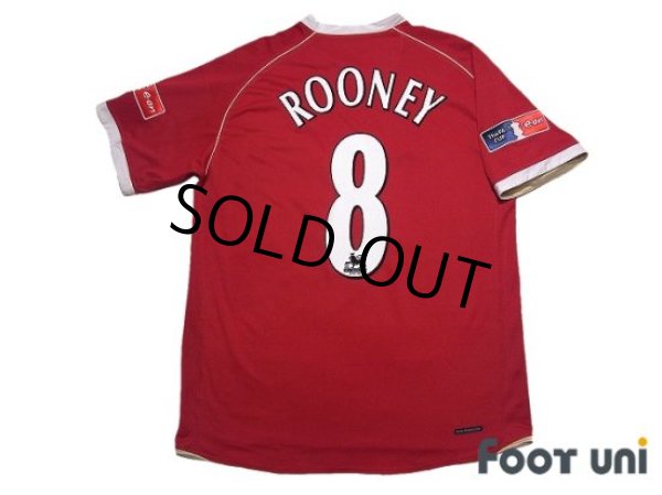 Manchester United 2006-2007 Home Shirt #8 Wayne Rooney