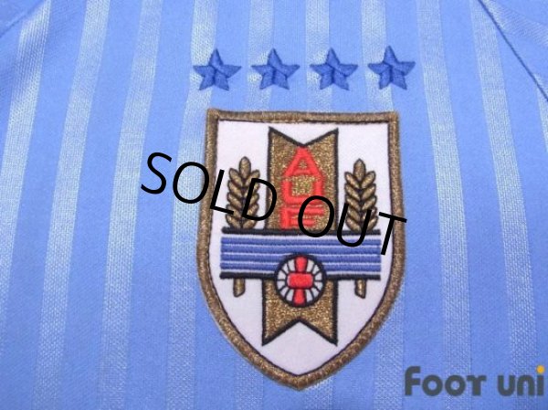 Photo6: Uruguay 1993-1995 Home Long Sleeve Shirt #10 (6)