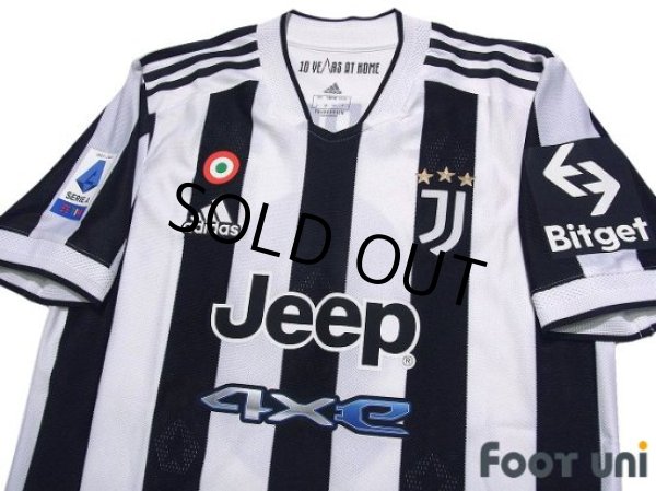 Photo3: Juventus 2021-2022 Home Authentic Shirt #9 Alvaro Morata Serie A Tim Patch/Badge w/tags (3)
