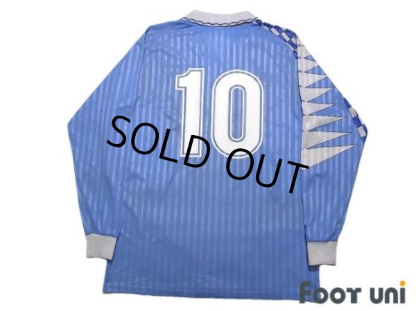 Photo2: Uruguay 1993-1995 Home Long Sleeve Shirt #10 (2)
