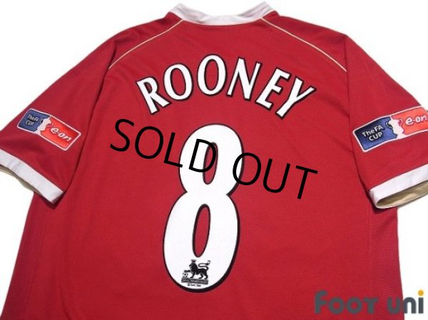 Photo4: Manchester United 2006-2007 Home Shirt #8 Wayne Rooney The FA CUP e-on Patch/Badge w/tags (4)