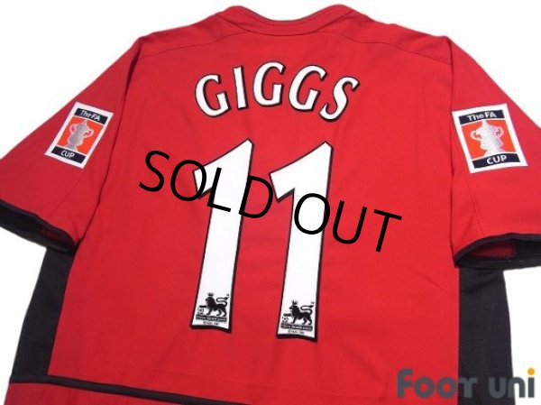 Photo4: Manchester United 2002-2004 Home Shirt #11 Ryan Giggs (4)