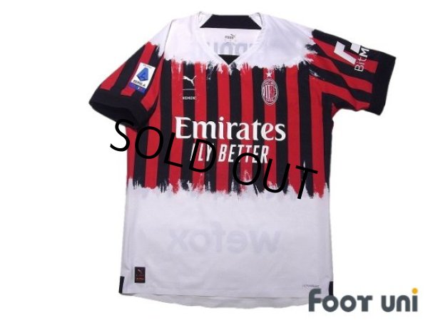 Photo1: AC Milan 2021-2022 4Th Authentic Shirt #9 Olivier Giroud NEMEN collaboration model Serie A Tim Patch/Badge w/tags (1)