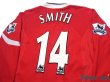 Photo4: Manchester United 2004-2006 Home Long Sleeve Shirt #14 Alan Smith BARCLAYS PREMIERSHIP Patch/Badge (4)