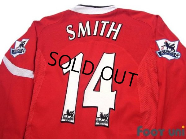 Photo4: Manchester United 2004-2006 Home Long Sleeve Shirt #14 Alan Smith BARCLAYS PREMIERSHIP Patch/Badge (4)