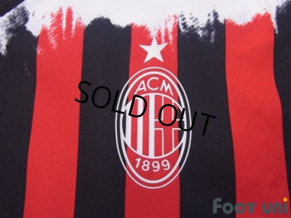 Photo6: AC Milan 2021-2022 4Th Authentic Shirt #9 Olivier Giroud NEMEN collaboration model Serie A Tim Patch/Badge w/tags (6)