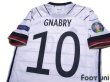 Photo4: Germany 2020-2021 Home Shirt #10 Serge Gnabry UEFA Euro 2020 Patch/Badge w/tags (4)