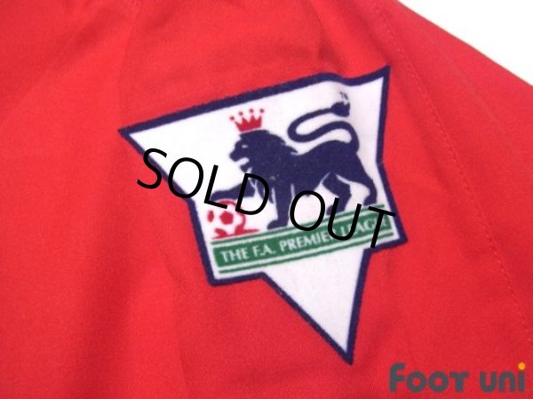 Photo7: Manchester United 2002-2004 Home Long Sleeve Shirt #6 Rio Ferdinand The F.A. Premier League Patch/Badge (7)