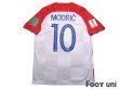 Photo2: Croatia 2018 Home Shirt #10 Luka Modrić FIFA World Cup Russia 2018 Patch/Badge (2)