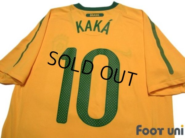 Photo4: Brazil 2010 Home Shirt #10 Kaka (4)