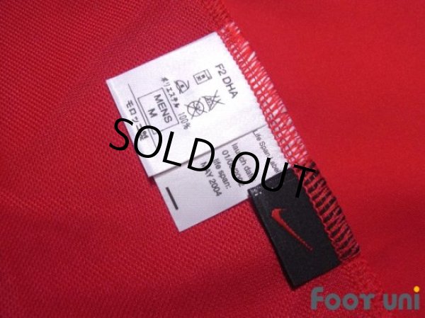 Photo8: Manchester United 2002-2004 Home Long Sleeve Shirt #6 Rio Ferdinand The F.A. Premier League Patch/Badge (8)