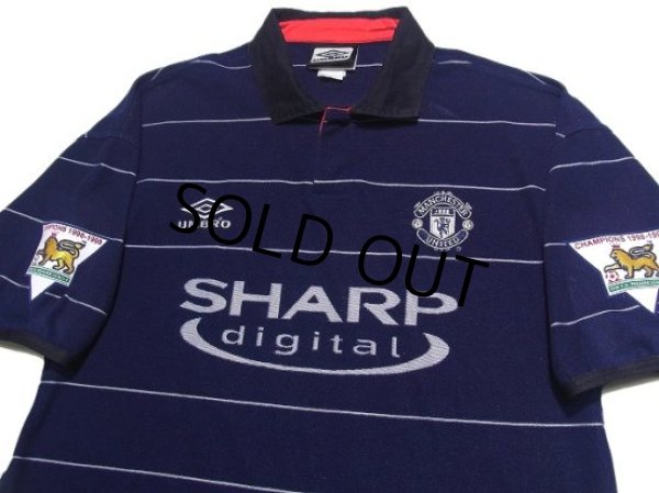 Photo3: Manchester United 1999-2000 Away Shirt #18 Paul Scholes Champions 1998-1999 The F.A. Premier League Patch/Badge (3)