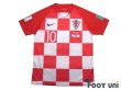Photo1: Croatia 2018 Home Shirt #10 Luka Modrić FIFA World Cup Russia 2018 Patch/Badge (1)